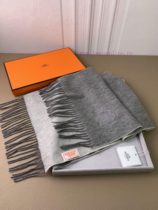 H's double-sided men's cashmere scarf in 3 colors feels like I won't love it anymore The onevhxyycsd - Image 4