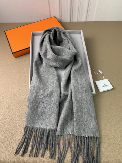 H's double-sided men's cashmere scarf in 3 colors feels like I won't love it anymore The onevhxyycsd - Image 7