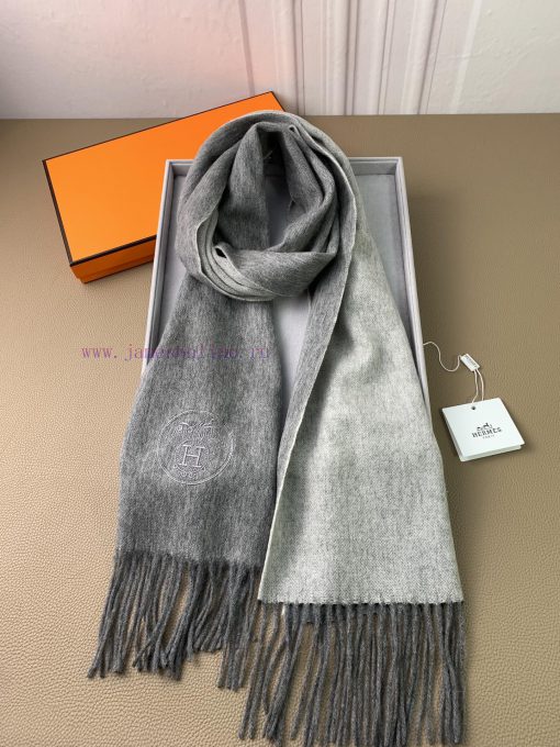H's double-sided men's cashmere scarf in 3 colors feels like I won't love it anymore The onevhxyycsd - Image 8