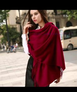 LP wine red directly supplied to France, carefully crafted top-notch cashmere shawl, super t7c0un212