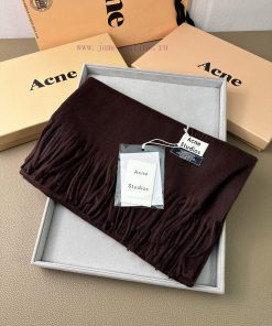 ACNE Embroidered Edition Noble Light Water Ripple Lamb Fleece Shawl Super Beautiful AC is a 23jlxe3v