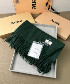 ACNE Embroidered Edition Noble Light Water Ripple Lamb Fleece Shawl Super Beautiful AC is a z6gm18c3