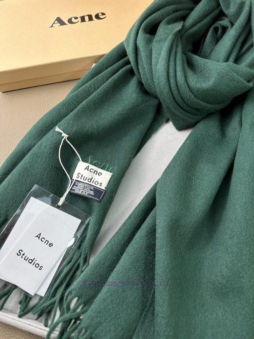 ACNE Embroidered Edition Noble Light Water Ripple Lamb Fleece Shawl Super Beautiful AC is a z6gm18c3 - Image 5