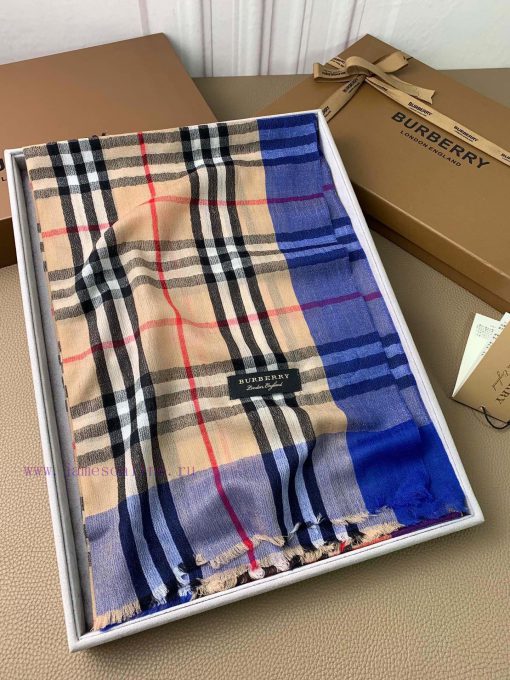B's cashmere printed long scarf is pure Kashmir cashmere supplied to customers The feel is sru1duvb3 - Image 2