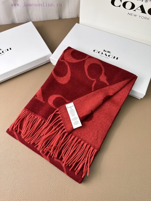 The classic C logo double-sided shawl of Coach by Coach is also so beautiful, not only in tebn9v1q6c - Image 4