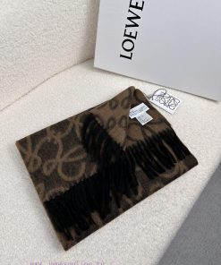Loewe Men's Wool Scarf: Highly praised and kept, a rare high-end men's style with excellent qt9x76zq
