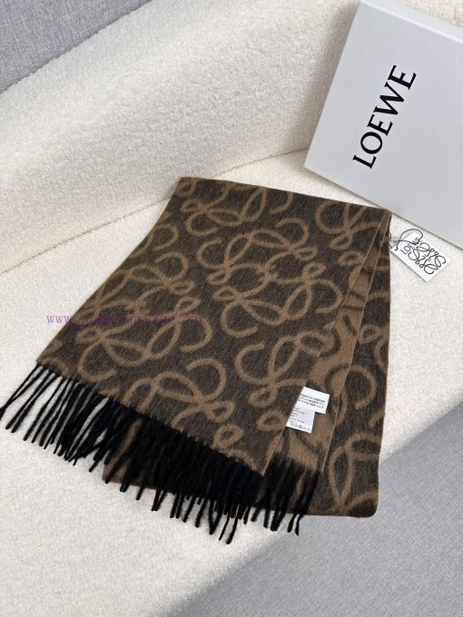 Loewe Men's Wool Scarf: Highly praised and kept, a rare high-end men's style with excellent qt9x76zq - Image 3