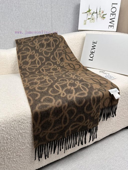 Loewe Men's Wool Scarf: Highly praised and kept, a rare high-end men's style with excellent qt9x76zq - Image 5