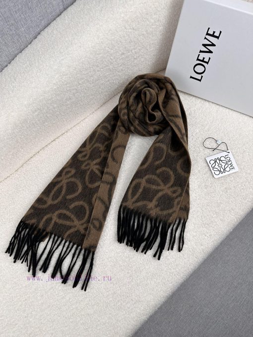 Loewe Men's Wool Scarf: Highly praised and kept, a rare high-end men's style with excellent qt9x76zq - Image 8