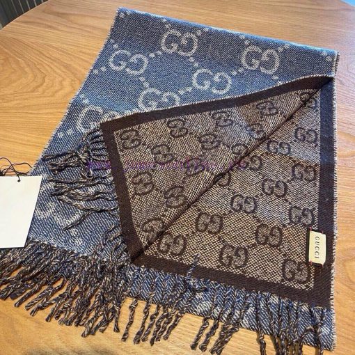 Gucci's new scarf, unisex ️ This contrasting color is really classic, with a texture that doh7aua4xd - Image 6