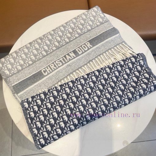 D Yazhi long scarfFabric cashmereSize 200 * 45Color: black gray, gray whiteThis wool blend slcr9c1vg - Image 3