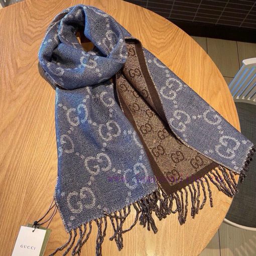 Gucci's new scarf, unisex ️ This contrasting color is really classic, with a texture that doh7aua4xd - Image 9