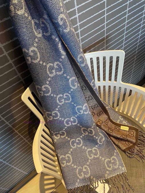 Gucci's new scarf, unisex ️ This contrasting color is really classic, with a texture that doh7aua4xd - Image 10