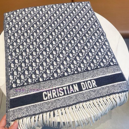 D Yazhi long scarfFabric cashmereSize 200 * 45Color: black gray, gray whiteThis wool blend sc7qq5lqw - Image 6