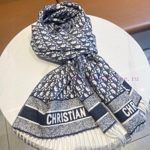 D Yazhi long scarfFabric cashmereSize 200 * 45Color: black gray, gray whiteThis wool blend sc7qq5lqw - Image 9