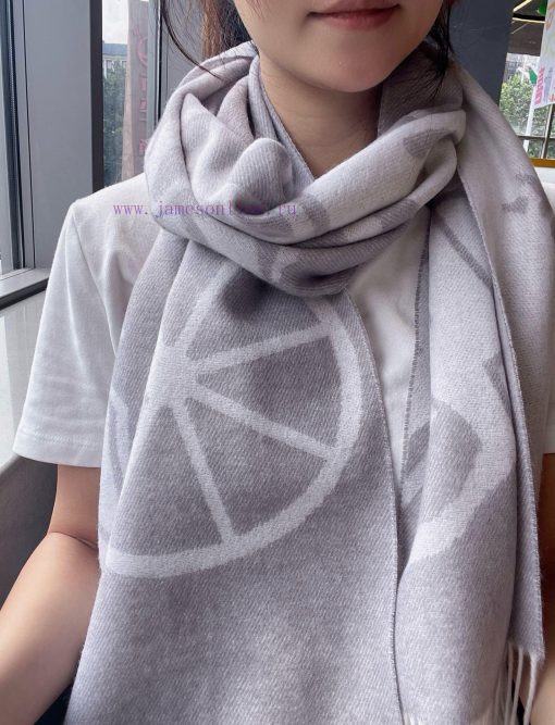 ▪Hermes   Hermes cashmere jacquard scarf, exquisite and gentle color matching, super infatkldz2qtu