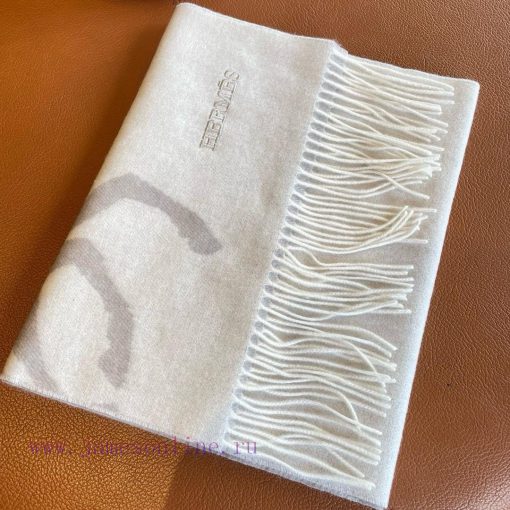 ▪Hermes   Hermes cashmere jacquard scarf, exquisite and gentle color matching, super infatkldz2qtu - Image 5
