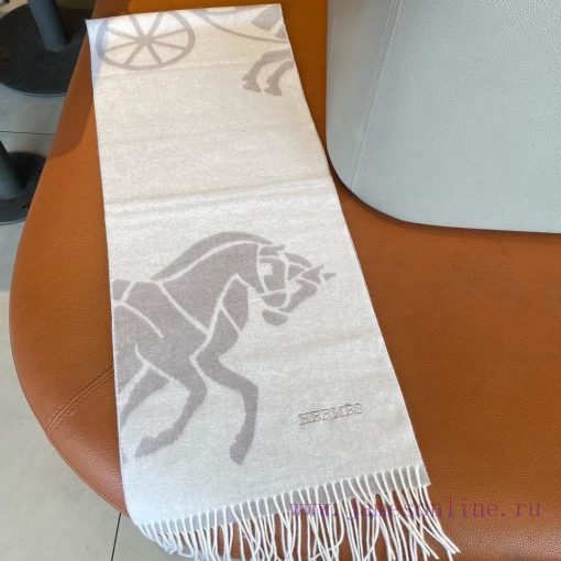 ▪Hermes   Hermes cashmere jacquard scarf, exquisite and gentle color matching, super infatkldz2qtu - Image 10