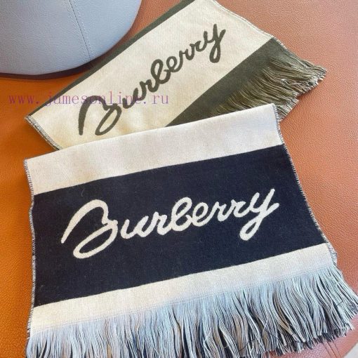 Burberry's new double-sided long scarf is on the rise! The top-notch double-layer color weavdbm4irkf - Image 3