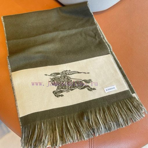Burberry's new double-sided long scarf is on the rise! The top-notch double-layer color weavdbm4irkf - Image 4