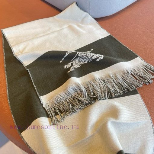 Burberry's new double-sided long scarf is on the rise! The top-notch double-layer color weavdbm4irkf - Image 8