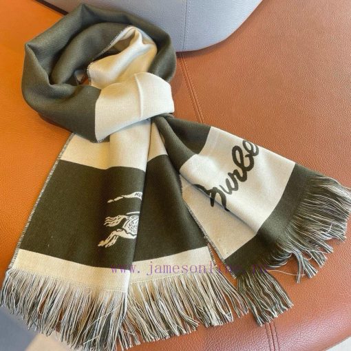 Burberry's new double-sided long scarf is on the rise! The top-notch double-layer color weavdbm4irkf - Image 9