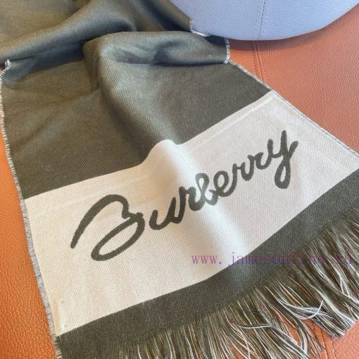 Burberry's new double-sided long scarf is on the rise! The top-notch double-layer color weavdbm4irkf - Image 10