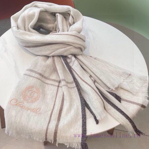 The authentic fragrance series features Chanel style patterned scarves, shawls, and fashiona6tl1leny - Image 8