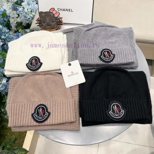 Mongolian wool set hat classic set hat scarf 70% wool 30% rabbit hair warm and super comfort43cb5y3m - Image 2