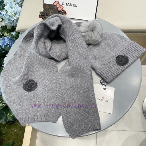 Mongkou Wool Set Hat - With Fox Hair Ball Classic Set Hat Scarf Warm and Super Comfortable~Wcgocysmo - Image 7