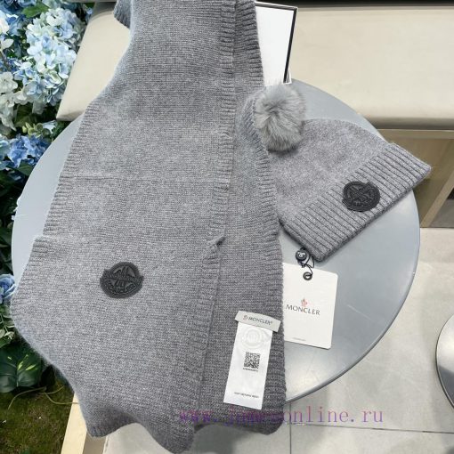 Mongkou Wool Set Hat - With Fox Hair Ball Classic Set Hat Scarf Warm and Super Comfortable~Wcgocysmo - Image 8