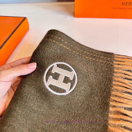 The official website has the same water ripple water cashmere Herm è s scarf, and you shouldjh12963f - Image 9