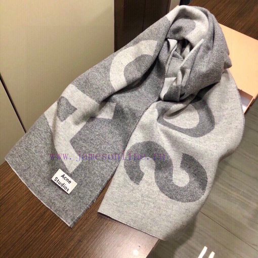 The acne large letter shawl is the hottest item of the year, produced by the original factor9k07zq1e - Image 5