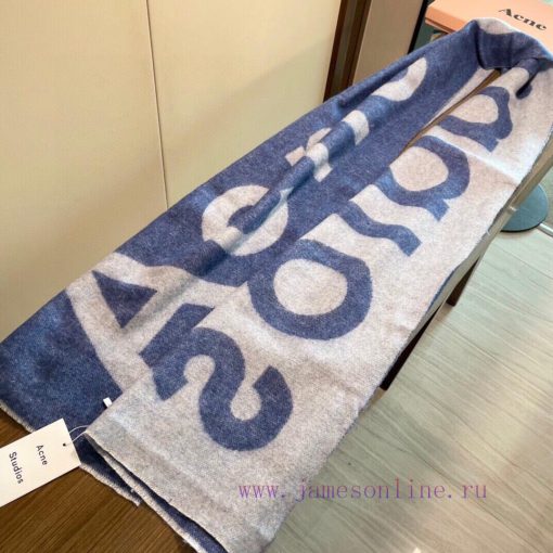 The acne large letter shawl is the hottest item of the year, produced by the original factorj4br3pgx - Image 5