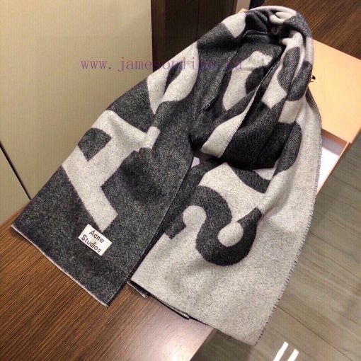 The acne large letter shawl is the hottest item of the year, produced by the original factorvqcctvod - Image 5