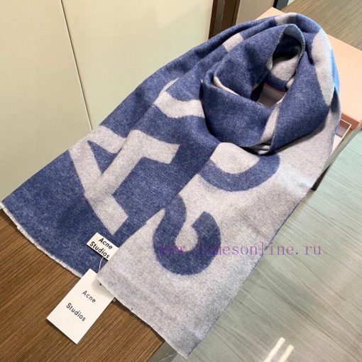 The acne large letter shawl is the hottest item of the year, produced by the original factorj4br3pgx - Image 7