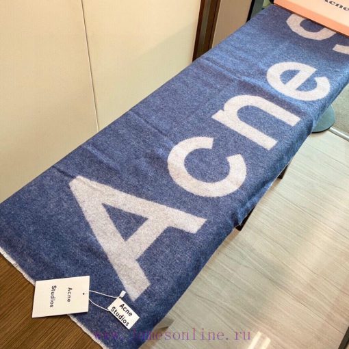 The acne large letter shawl is the hottest item of the year, produced by the original factorj4br3pgx - Image 8