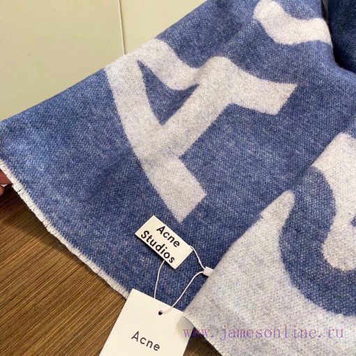 The acne large letter shawl is the hottest item of the year, produced by the original factorj4br3pgx - Image 9