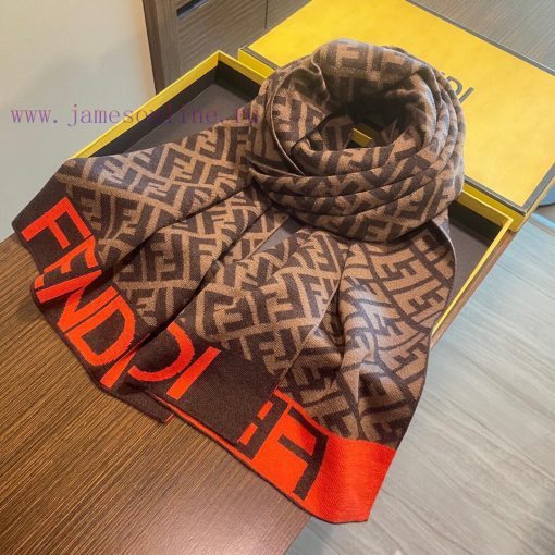 Classic FF letter element scarf, also a fun item just launched ‼ This year's Fendi is also tfrr4p391 - Image 5