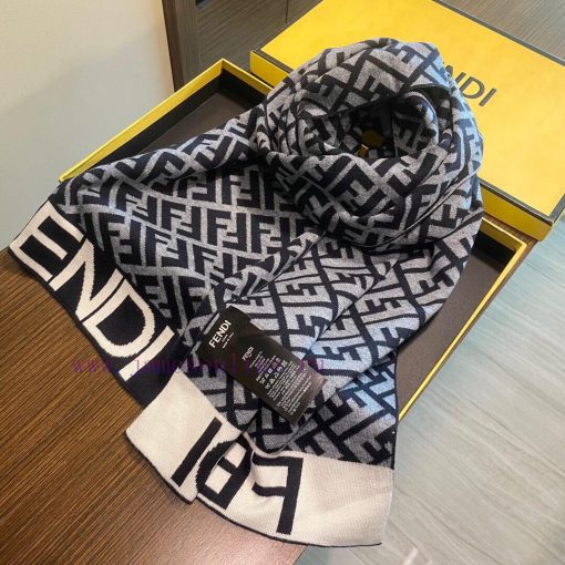 Classic FF letter element scarf, also a fun item just launched ‼ This year's Fendi is also t9jut6g6j - Image 4