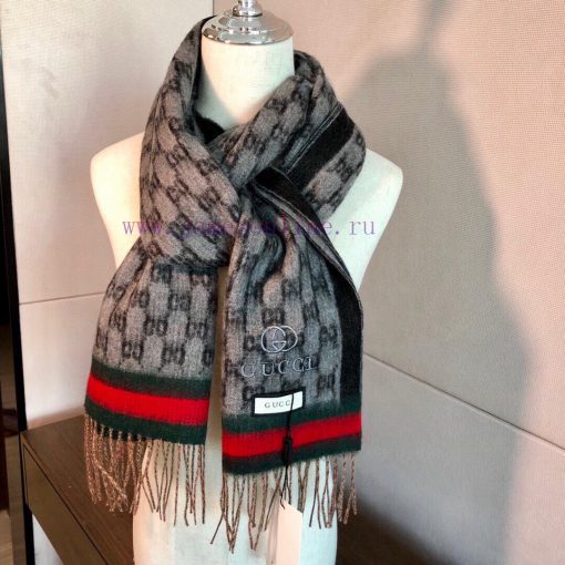 Gucci's very nice scarf~Love the fabric, soft and sticky feel, very soft and delicate, comfojo1qncbs - Image 9