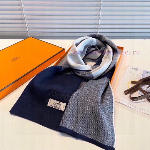 Hermes cashmere long scarves are top-notch original products that are unparalleled in beautyt8afdnmd - Image 5