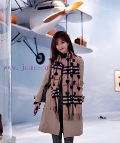 Burberry couple's big hit is coming, super cute classic peach heart ️ cashmere scarf, anothepdypkkpd