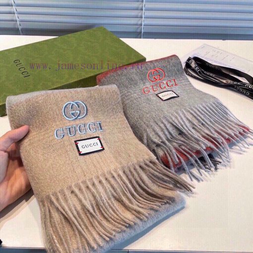 The hot selling Gucci classic unisex scarf has arrived. The soft and comfortable scarf bring7j5b0zv7 - Image 3