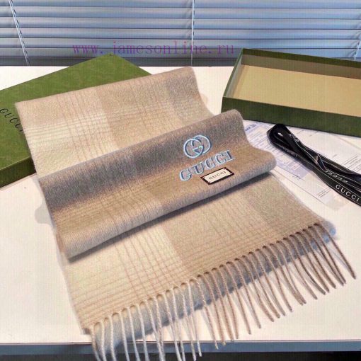 The hot selling Gucci classic unisex scarf has arrived. The soft and comfortable scarf bring7j5b0zv7 - Image 5