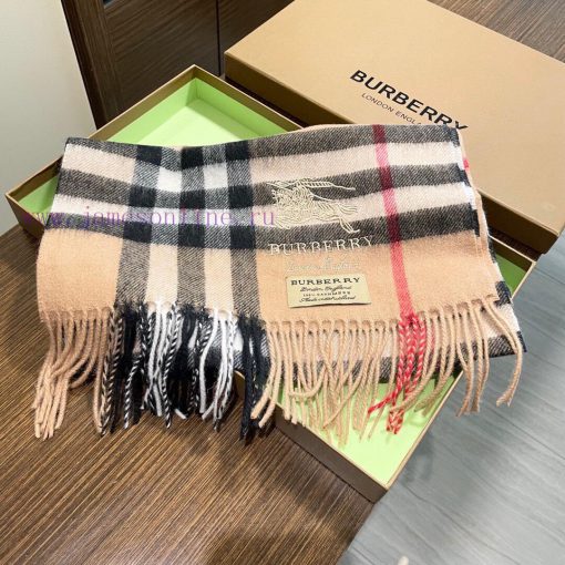 𝑩𝑼𝑹𝑩𝑬𝑹𝑹𝒀 Couple Embroidered Cashmere Scarf: Highly praised and kept, a rare high-end men's scqn7wc6p - Image 4