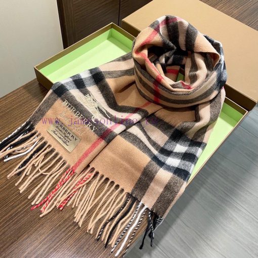 𝑩𝑼𝑹𝑩𝑬𝑹𝑹𝒀 Couple Embroidered Cashmere Scarf: Highly praised and kept, a rare high-end men's scqn7wc6p - Image 6