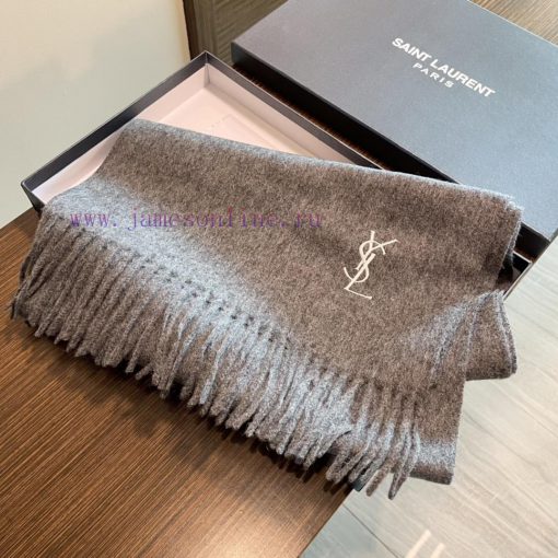 YSL Saint Laurent 100% Cashmere Edition has a hand feel that is so good that it is rare to s2w4nz5x0 - Image 3