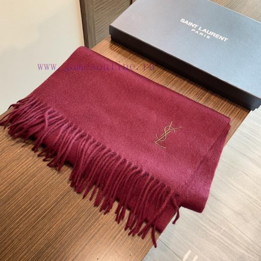 YSL Saint Laurent 100% Cashmere Edition has a hand feel that is so good that it is rare to st8ll395t - Image 3