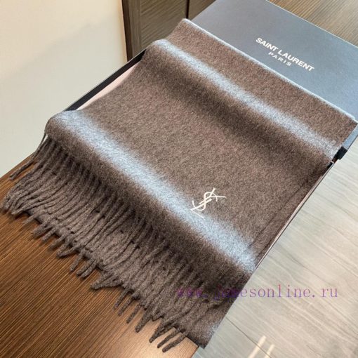 YSL Saint Laurent 100% Cashmere Edition has a hand feel that is so good that it is rare to s2w4nz5x0 - Image 4